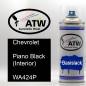 Preview: Chevrolet, Piano Black (Interior), WA424P: 400ml Sprühdose, von ATW Autoteile West.